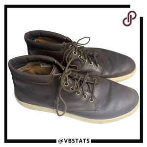 Timberland Men's Ashwood Park Leather Lace-up RebotL Chukka Boots Brown Size 9.5